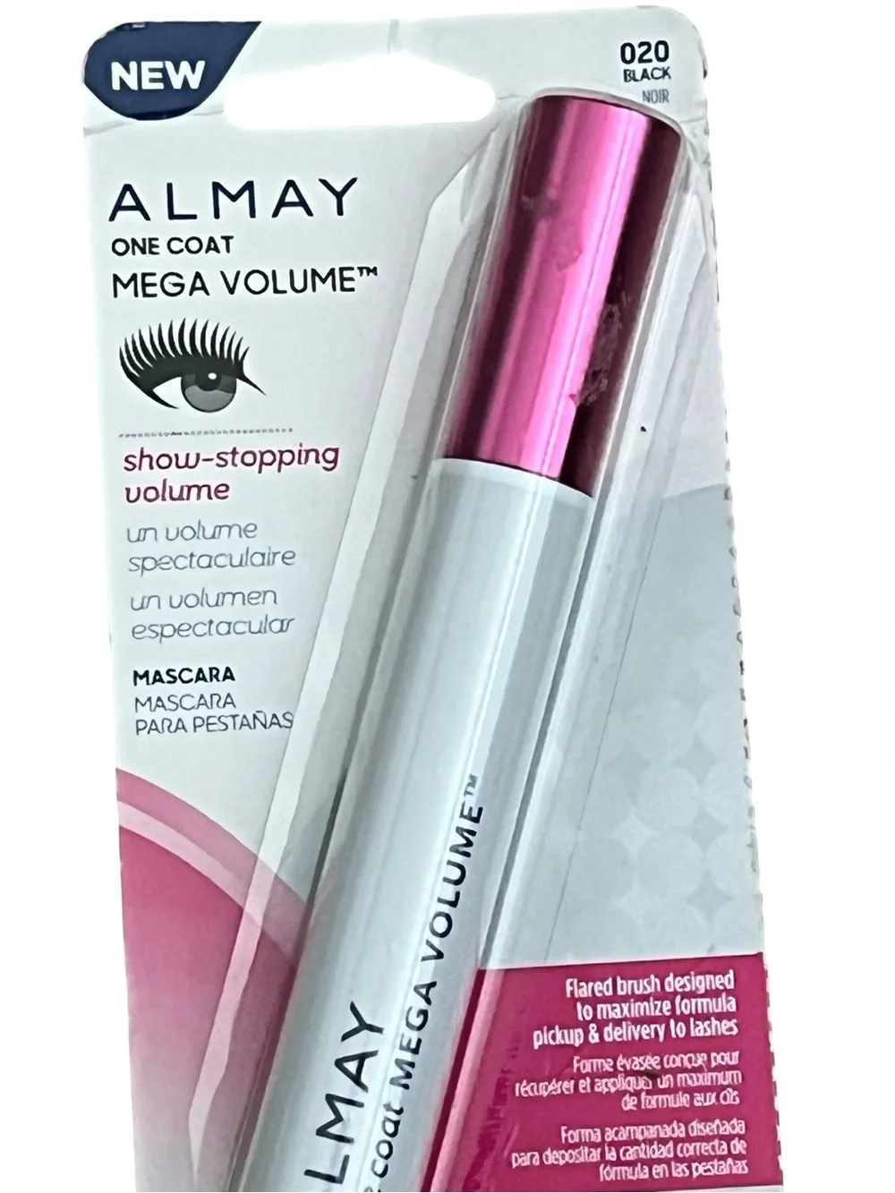 Almay One Coat Mega Volume Mascara - Black (020) FINAL PRICE DROP